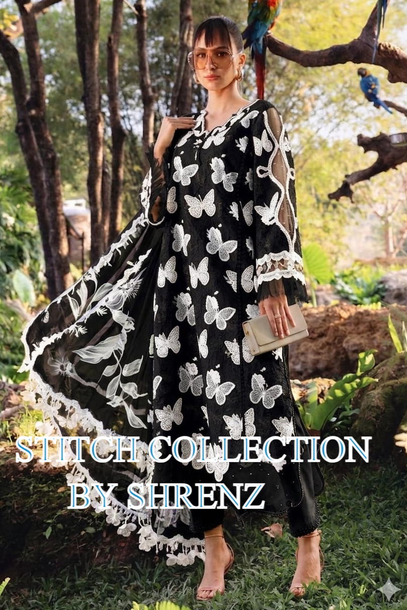 Shrenz 3 Piece Stitched Lawn Pret Collection