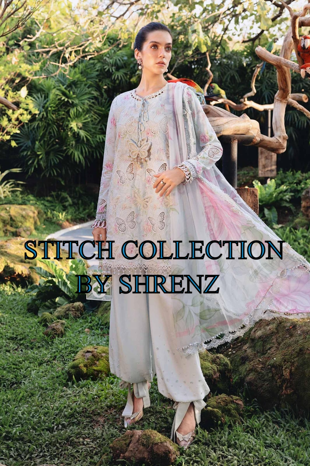 Shrenz 3 Piece Stitched Lawn Pret Collection