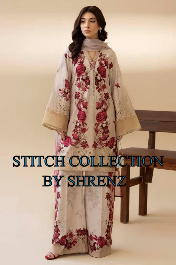 Shrenz 3 Piece Stitched Lawn Pret Collection