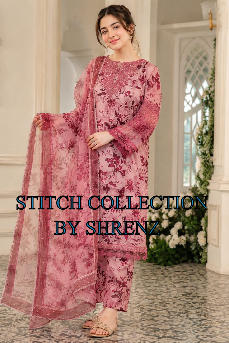 Shrenz 3 Piece Stitched Lawn Pret Collection