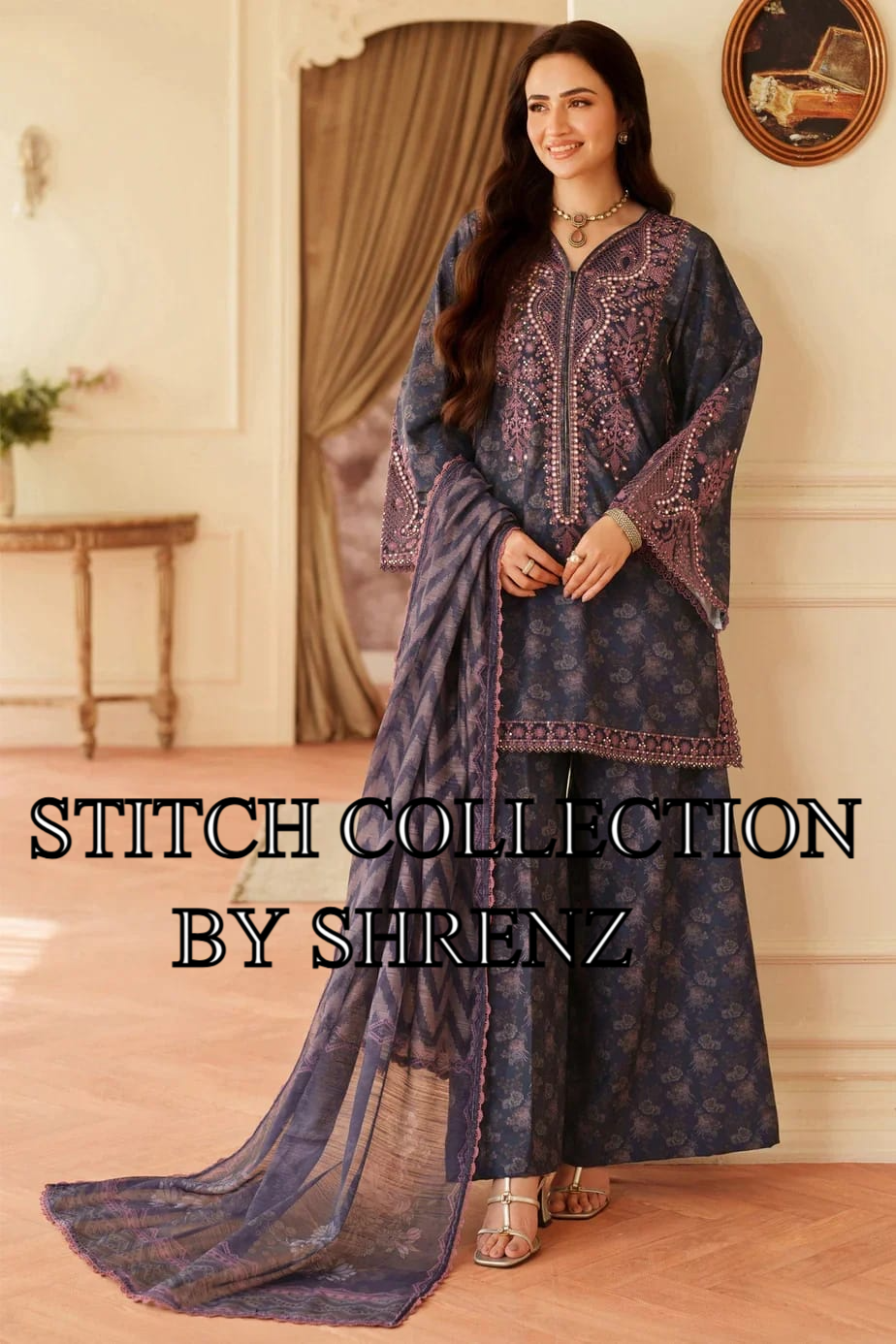 Shrenz 3 Piece Stitched Lawn Pret Collection