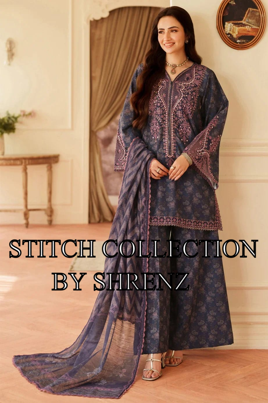 Shrenz 3 Piece Stitched Lawn Pret Collection