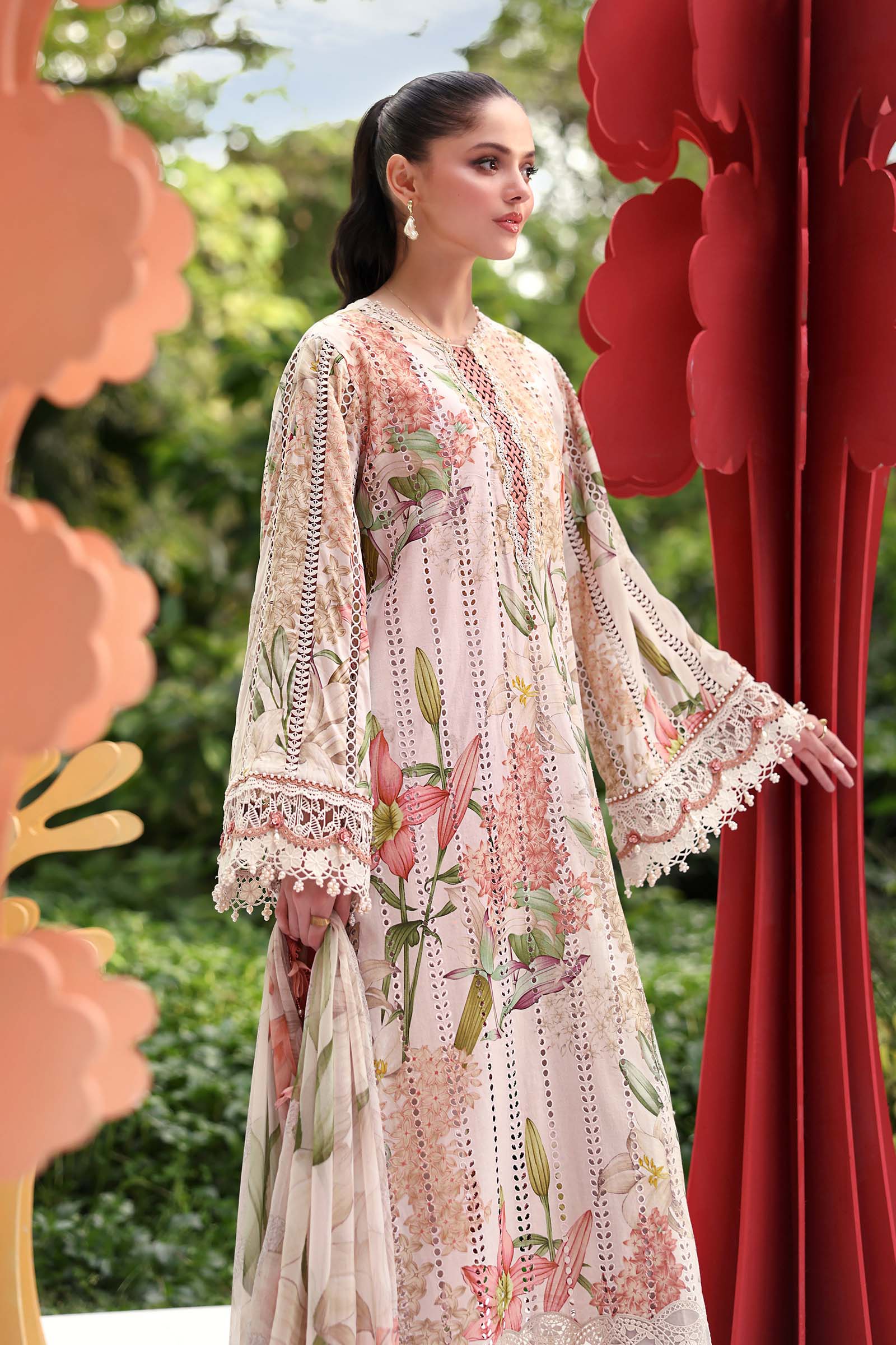 Alternative view of Maria B Skin Luxury Lawn Collection Replica