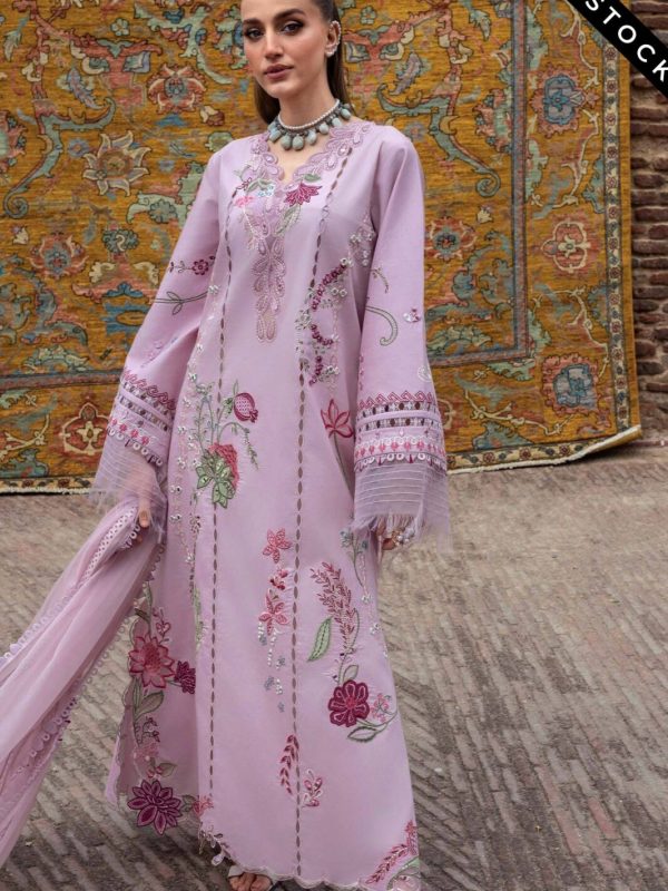 Crimson Pink Luxury Lawn Collection Replica
