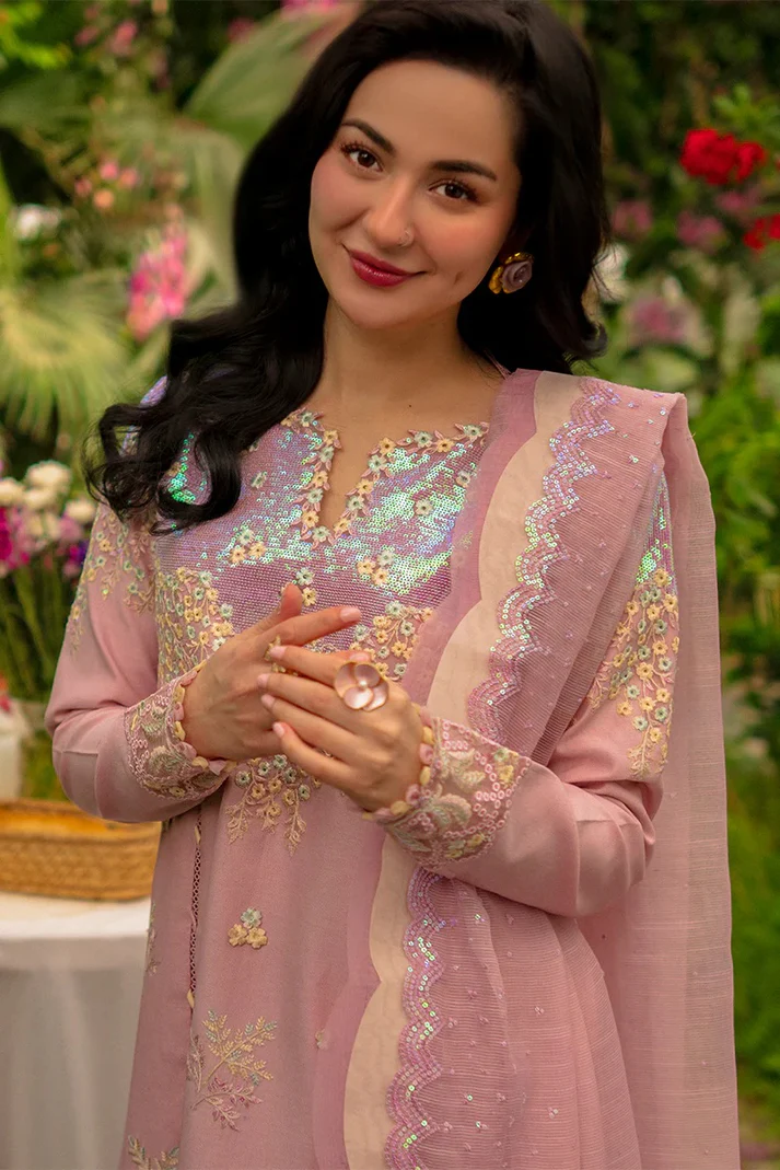 Rang Rasiya Pink Luxury Lawn Collection Replica - Image 4
