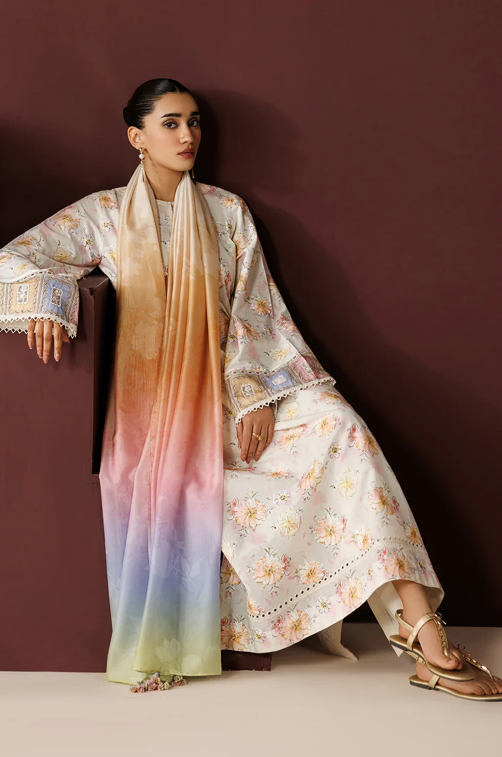 Baroque Multi Silk Formal Collection Replica