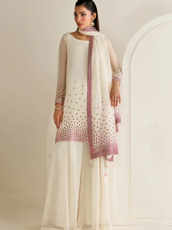 Jazmin Pink Chiffon Formal Collection Replica