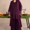 Nureh Purple Luxury Lawn Collection Replica