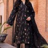 Shrenz Black Luxury Lawn Collection Replica