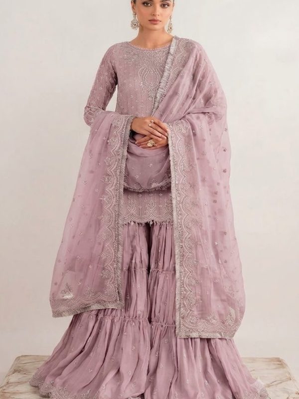 Soraya Pink Chiffon Formal Collection Replica