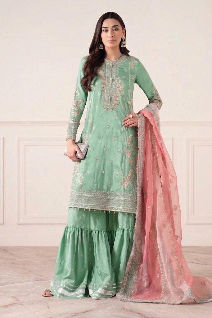 Maria B Pistachio Luxury Lawn Collection Replica