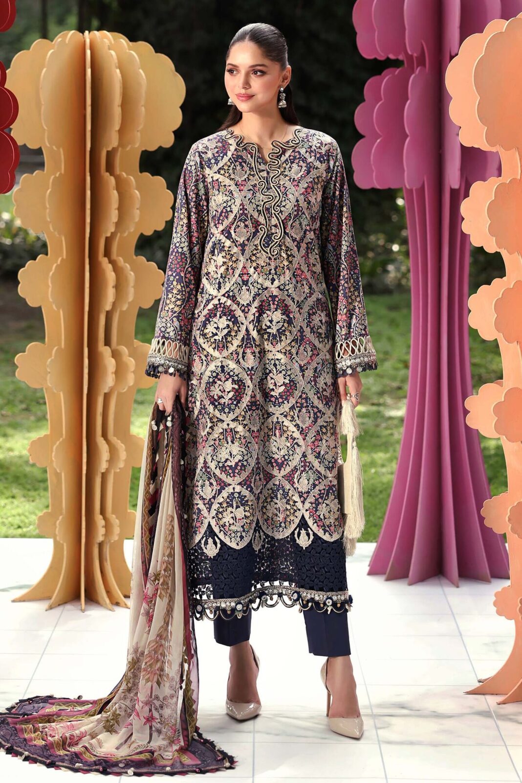 Maria B Blue Luxury Lawn Collection Replica