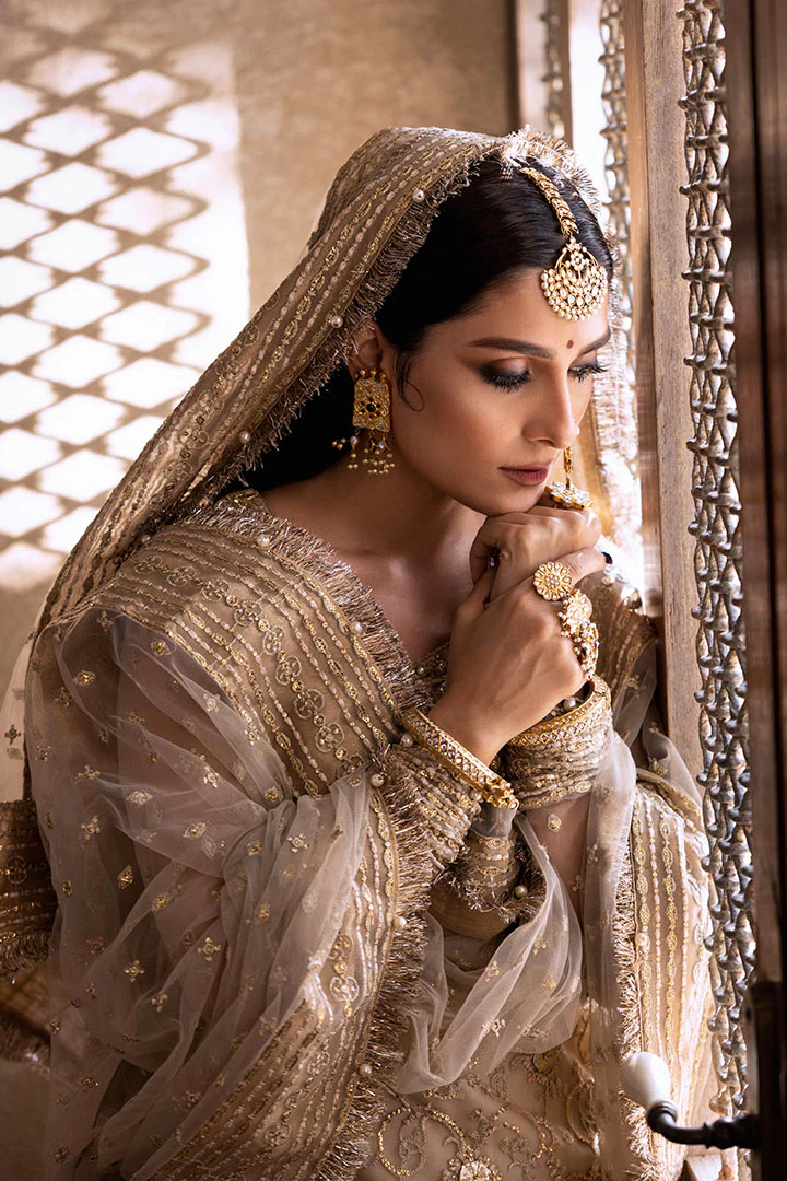 Erum Khan Skin Soft Net Formal Collection Replica - Image 4