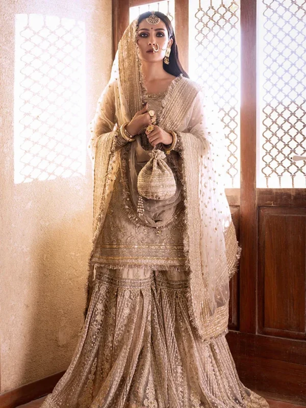 Erum Khan Skin Soft Net Bridal Collection Replica