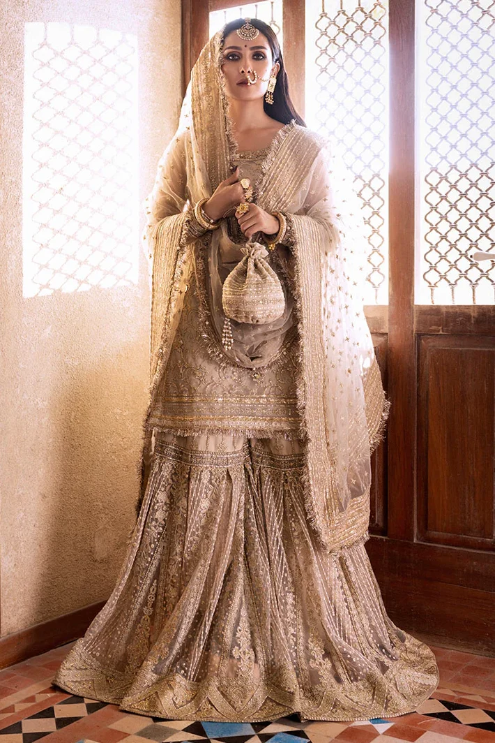 Erum Khan Skin Soft Net Formal Collection Replica