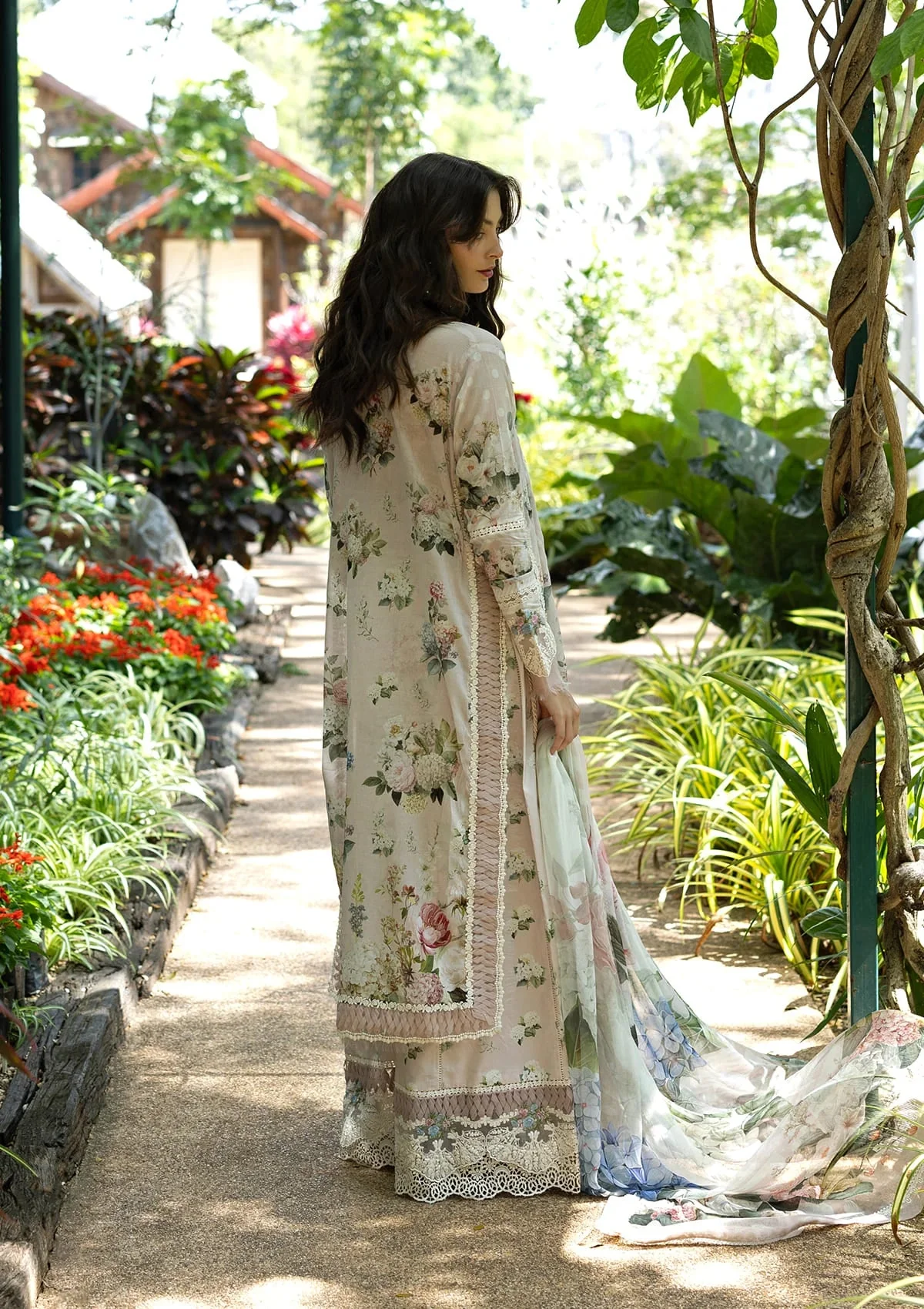 Alternative view of Elaf Skin Luxury Printed  Lawn Collection Replica