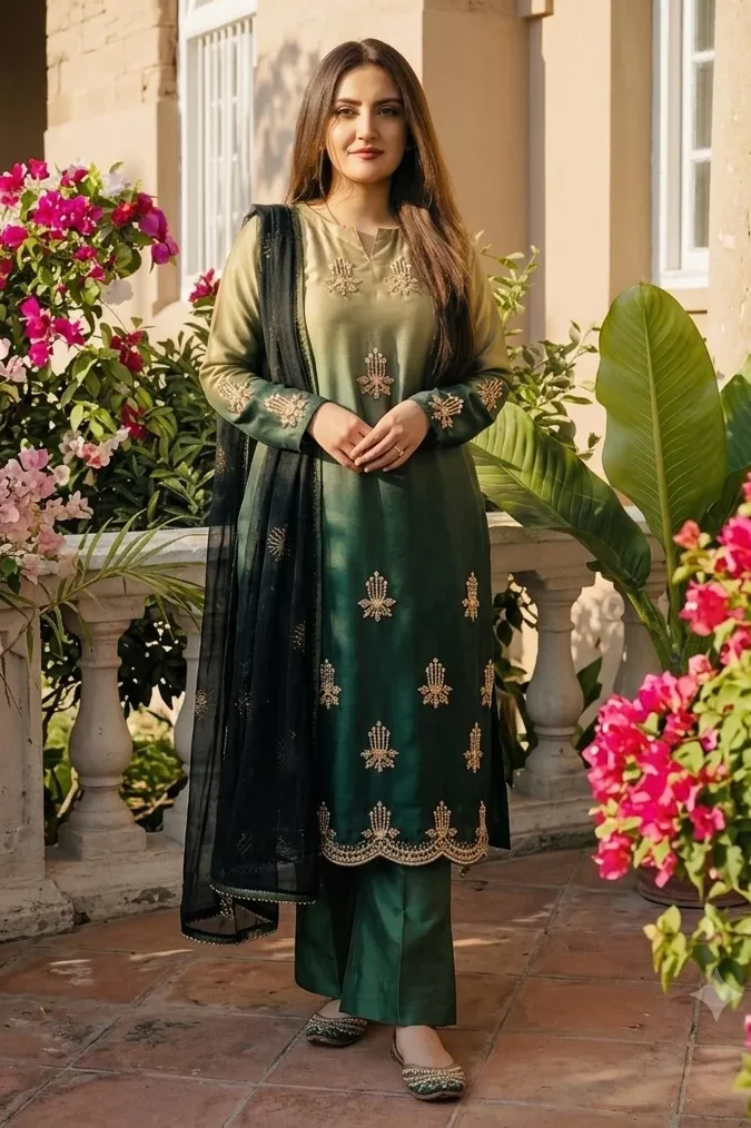 Shrenz mehendi Tie-N-Die Silk Adda Collection Replica