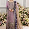 Charizma Purple Formal Collection Chiffon Replica