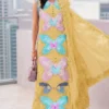Maria B Yellow Luxury lawn Collection Replica