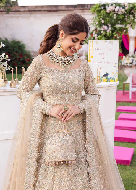 Kanwal Malik Skin Soft Net Formal Collection Replica - Image 4