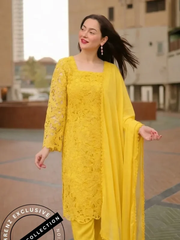 Shrenz 3 Piece Stitched Lawn Pret Collection