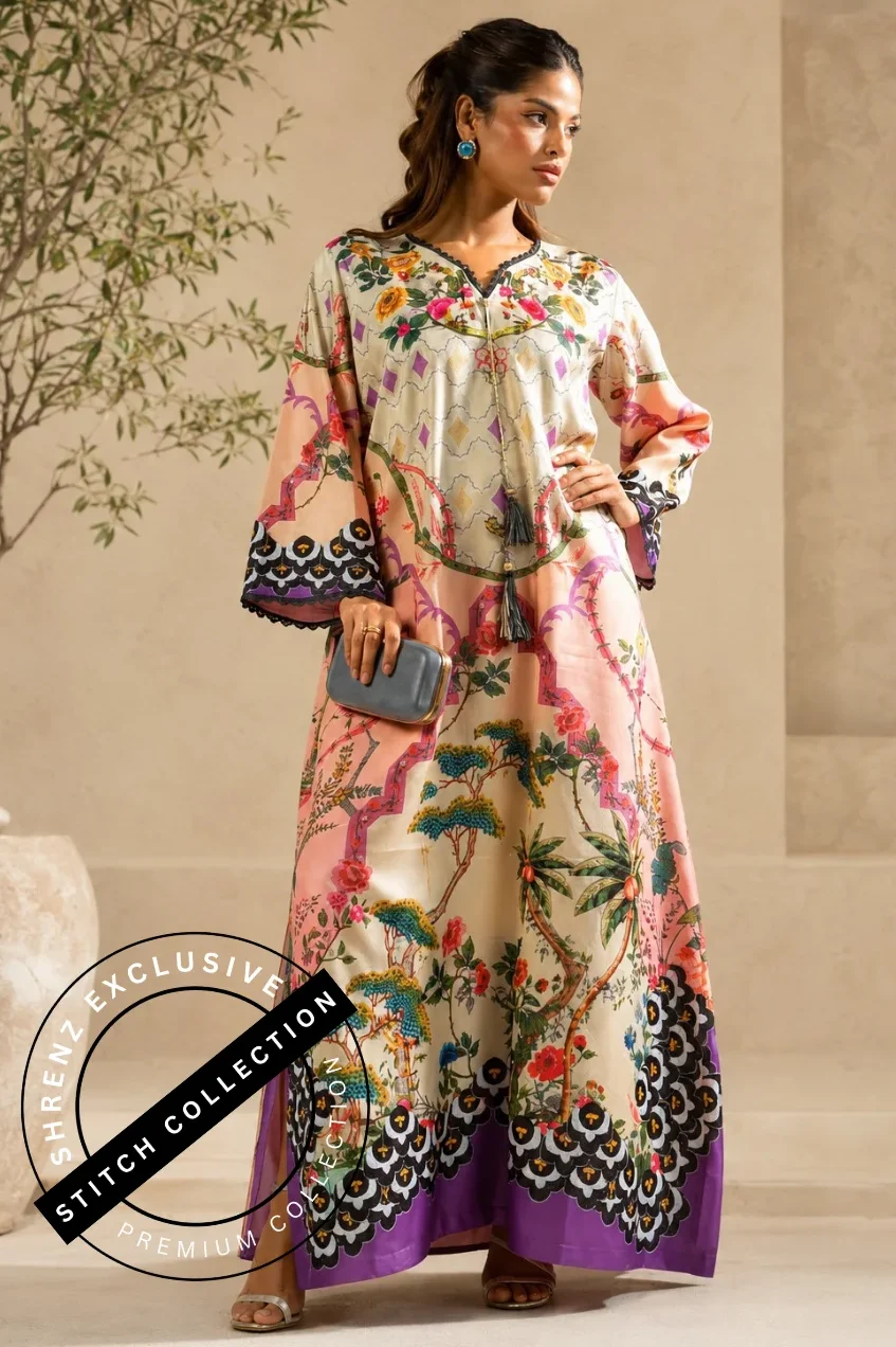 Shrenz 3 Piece Stitched Printed Swiss Lawn Pret Collection