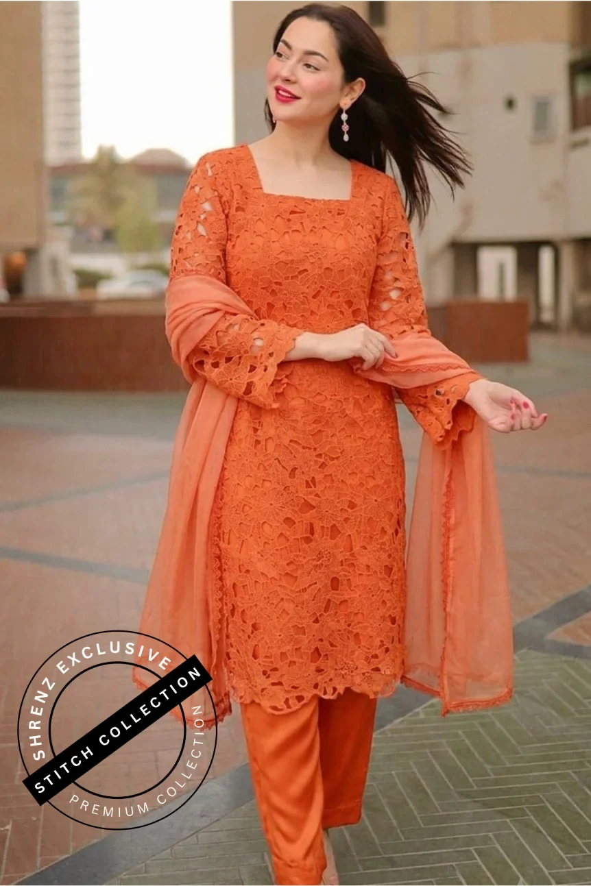 Shrenz 3 Piece Stitched Lawn Pret Collection