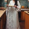Afrozeh Grey Luxury Lawn Collection Replica