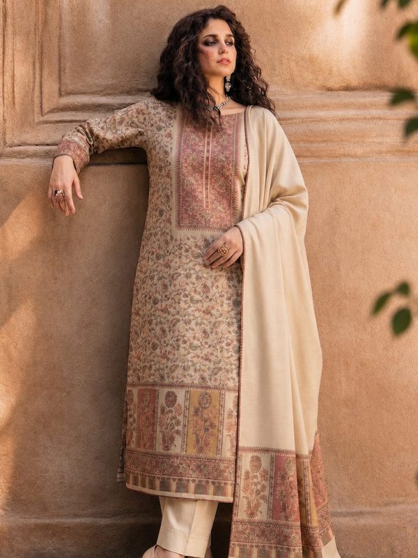 Pashmina kani White Collection By Shrenz