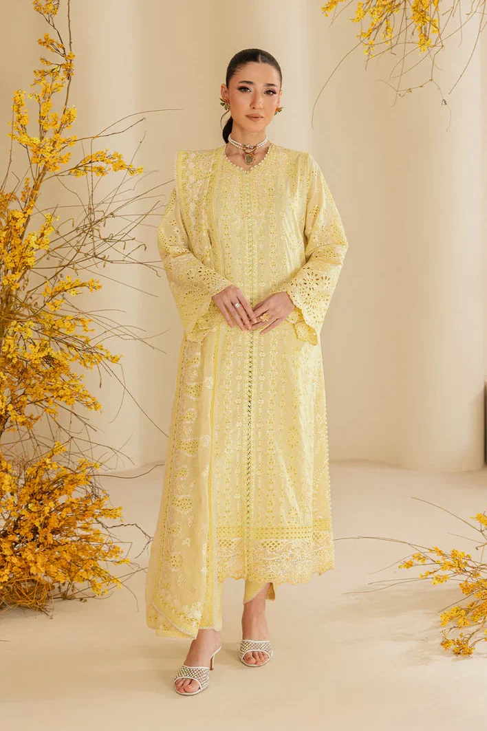Aik Atelier Yellow Luxury Lawn Collection Replica