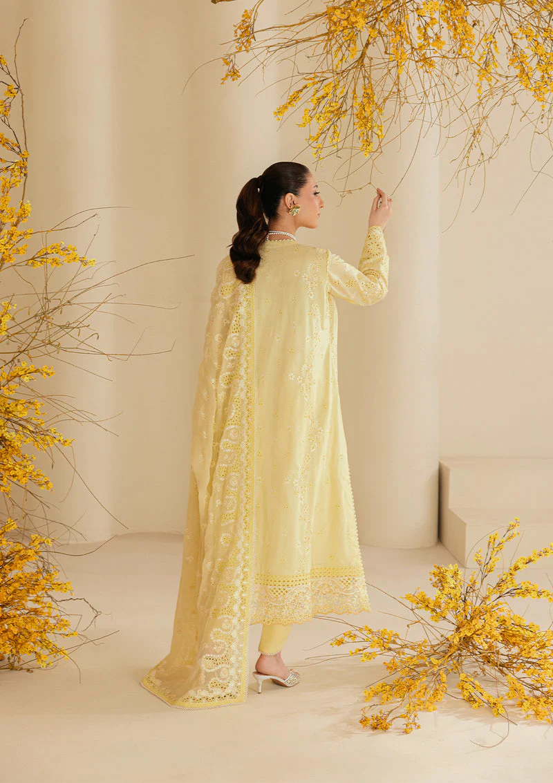 Alternative view of Aik Atelier Yellow Luxury Lawn Collection Replica