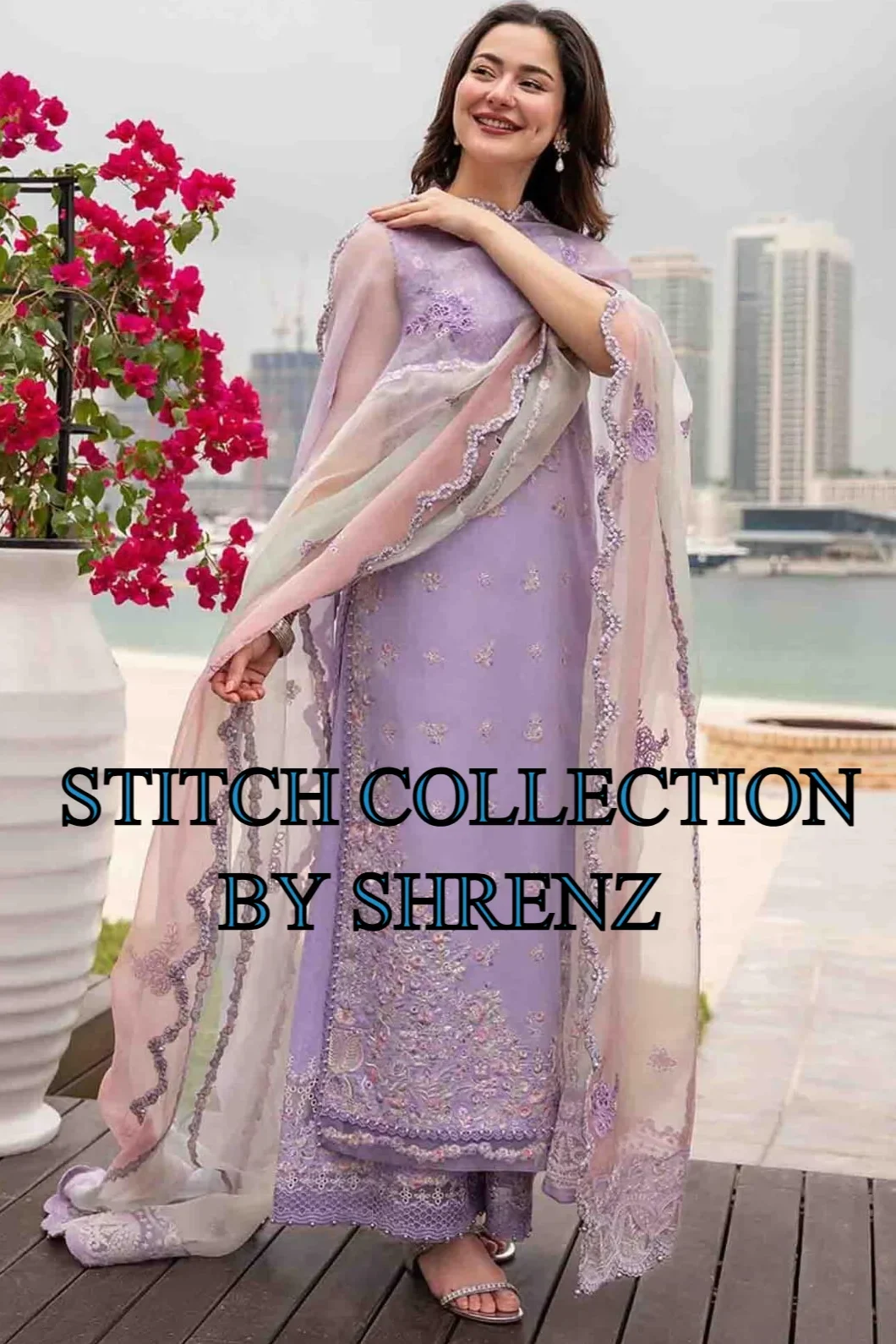 Shrenz 3 Piece Stitched Lawn Pret Collection
