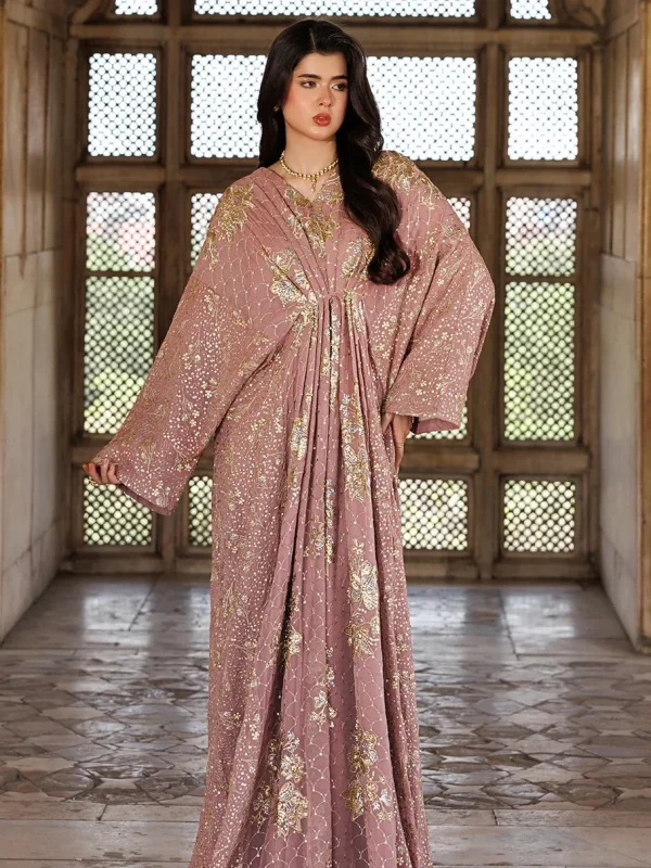 Vanya Peach Chiffon Formal Collection Replica