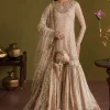 Faiza Saqlain Skin Chiffon Bridal Collection Replica