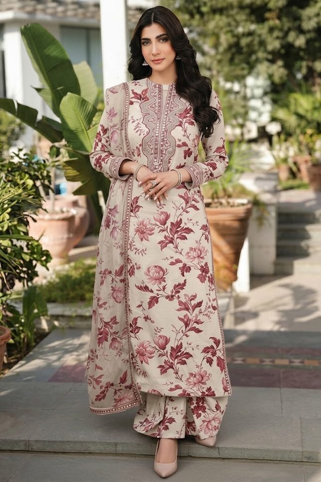 Aneela's Skin Printed lawn Collection Replica