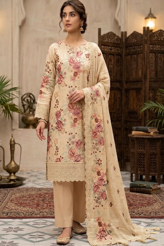 Bareeze Skin Luxury Lawn Collection Replica