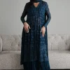 Zaib Zinc Chiffon Formal Collection Replica