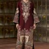 Ethnic Maroon Silk Formal Collection Replica