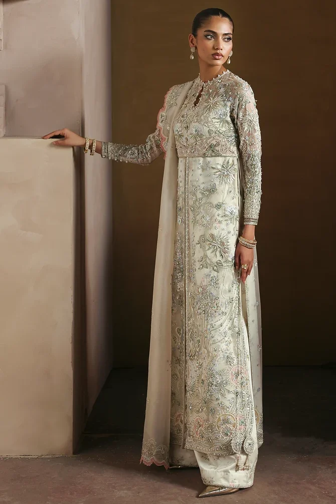 Soraya White Organza Formal Collection Replica