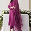 Baroque Purple Chiffon Formal Collection Replica