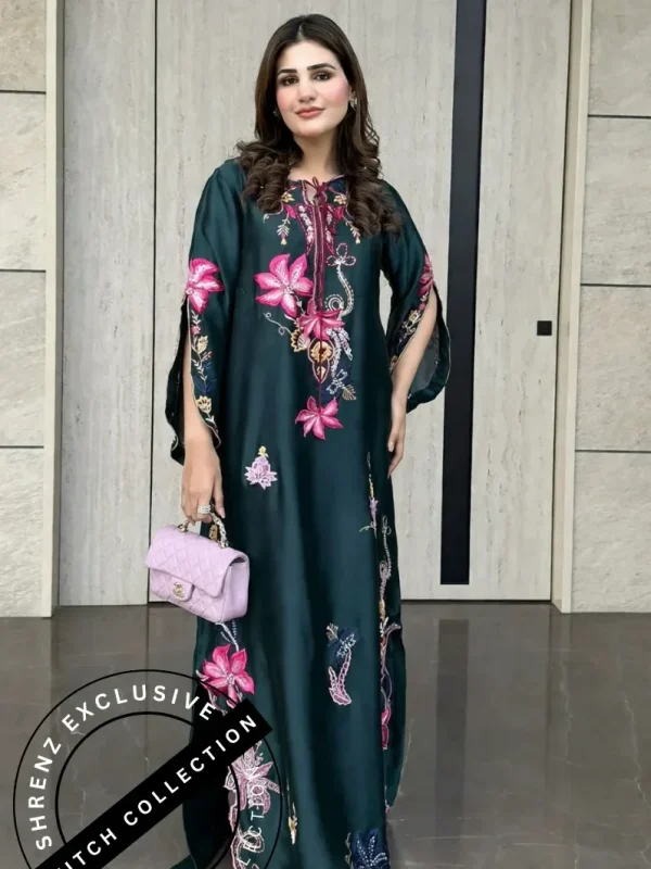 Shrenz 3 Piece Stitched Silk Pret Collection