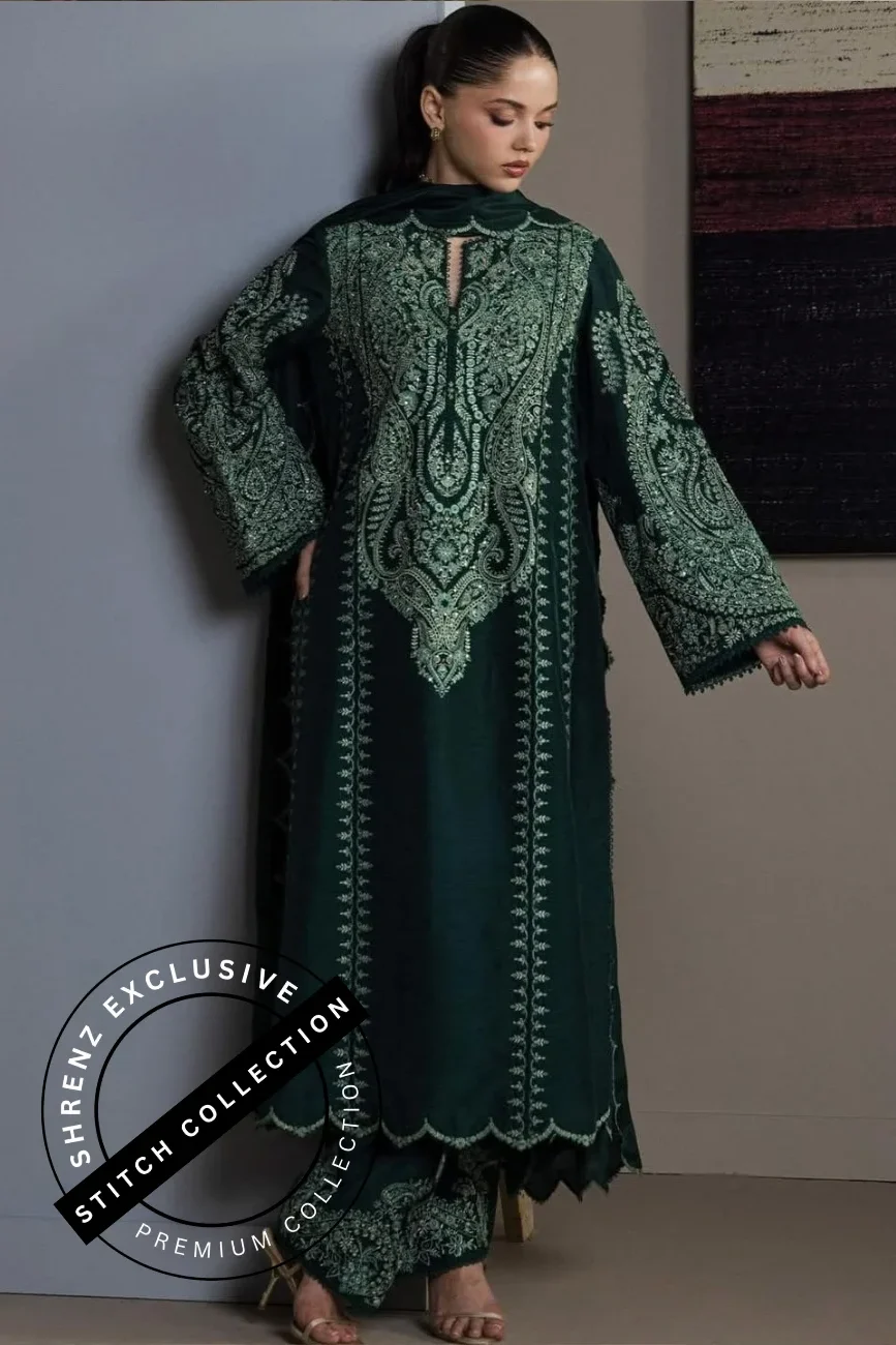 Shrenz 3 Piece Stitched Lawn Pret Collection