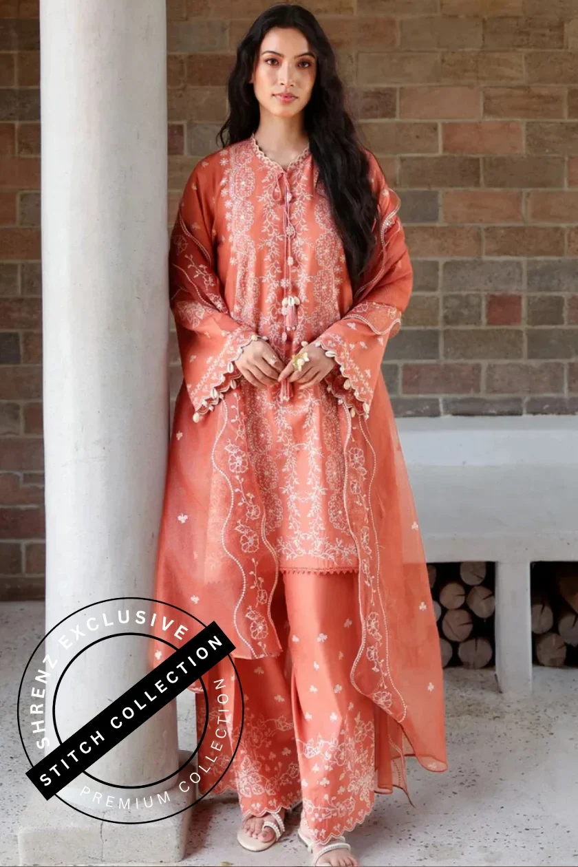 Shrenz 3 Piece Stitched Lawn Pret Collection