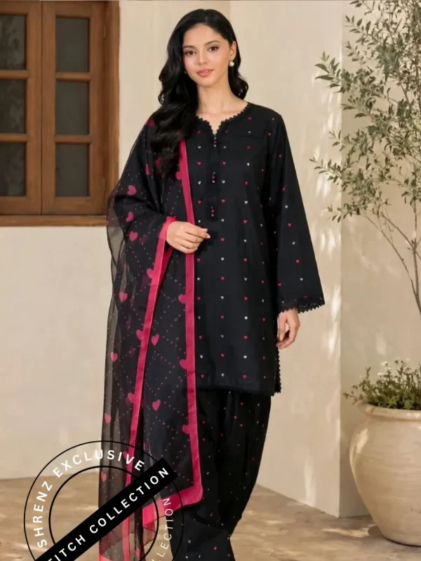 Shrenz 3 Piece Stitched Lawn Pret Collection