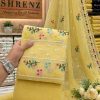 Shrenz Yellow Luxury Lawn Collection Replica