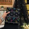 Shrenz Black Luxury Lawn Collection Replica