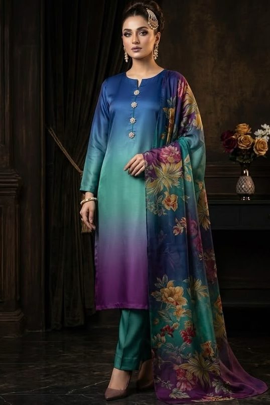 Shrenz Tie-N-Die Silk Adda Collection Replica