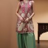 Ethnic Red Raw Silk Formal Collection Replica