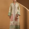 Ethnic Off White Formal Collection Kaftan Silk Replica