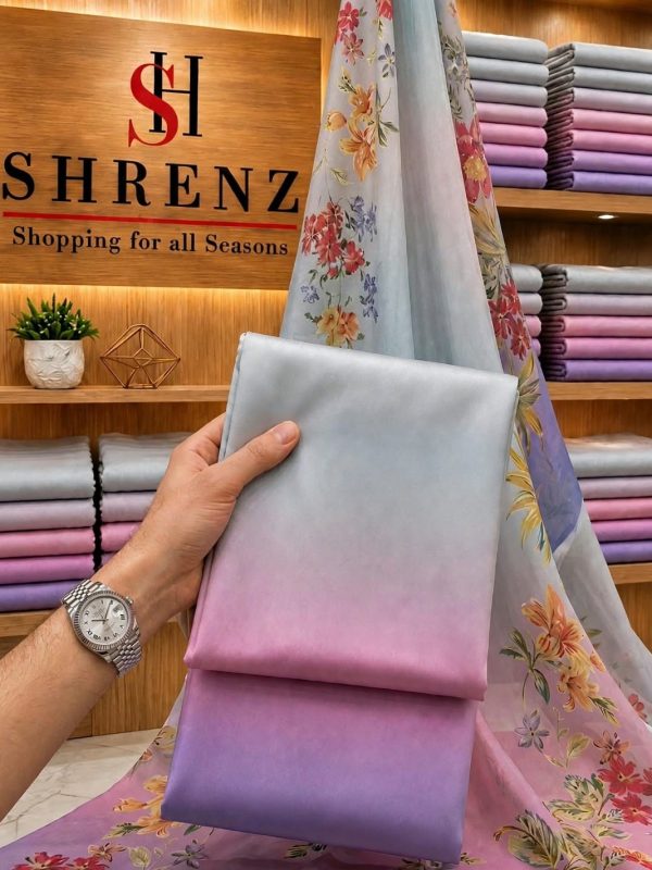 Shrenz Multi Tie-N-Dye Silk Formal Collection Replica